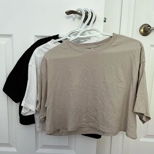 Lot of 3 Oversized Cropped T-Shirt